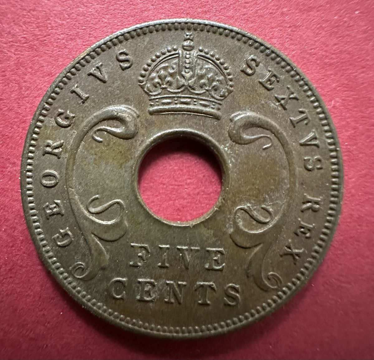 Tutti le monete: 1951/1952 OSTAFRIKA 1 Shilling, 10 und 5 Cents – Usato da Watt venduto da Coins13 6