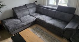 Ecksofa mit Relaxfunktion