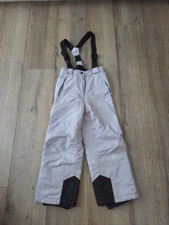 Hellgraue Skihose, Grösse 128