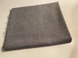 Stoff, Grau-Meliert, 1.59m x 1.27m (t:2)