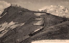 Zermatt - Sommet du Gornergrat. Gornergratbahn