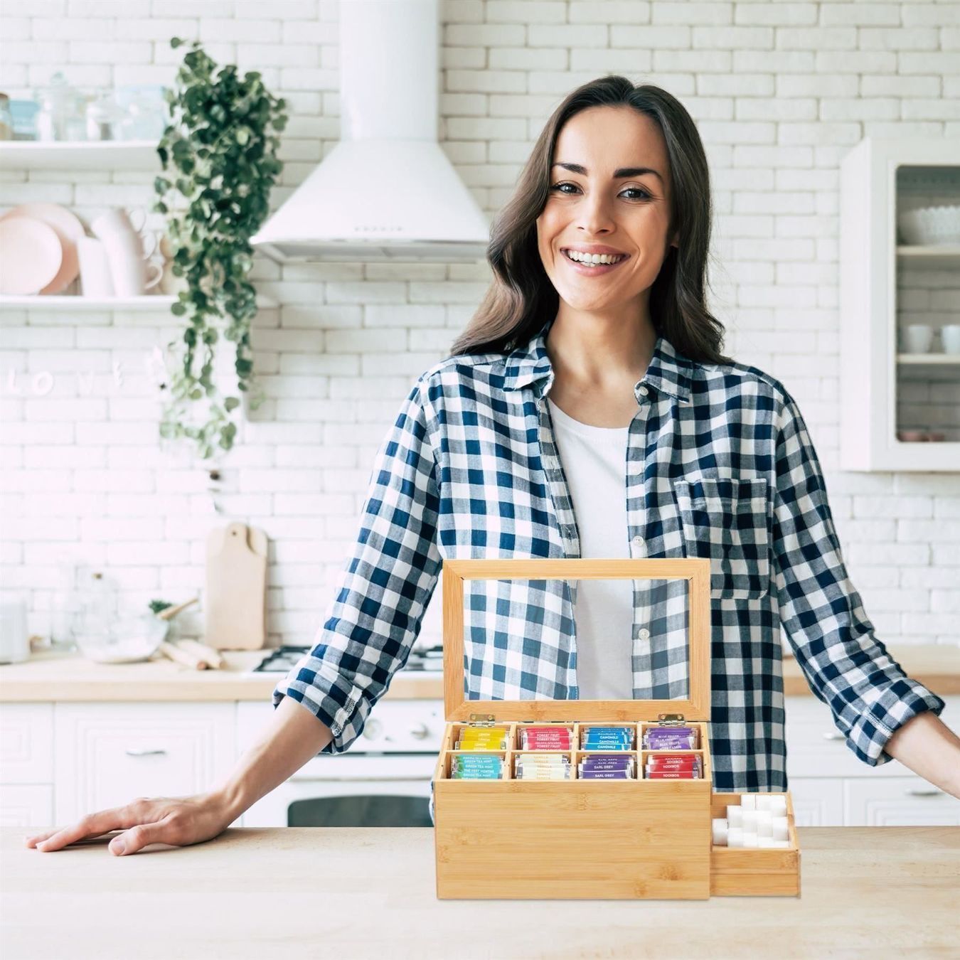 Altro per la casa: GROSSE TEEBOX BAMBUS VERSTELLBARE FÄCHER – Nuovo e nell'imballaggio originale da Gerlafingen venduto da Tsuru 3