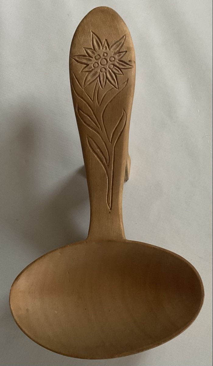 Löffel: Cuillère en bois avec support de stabilisation – Gebraucht aus Corseaux von Mililaforet75 1