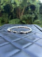 Armband Edelstahl Seilkette Silber Farbe Modeschmuck