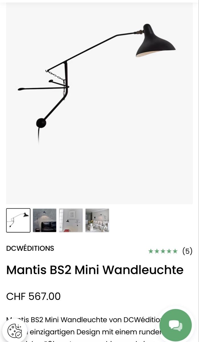 Dcw Éditions Lampade: Dcw Mantis Bs2 mini – Usato da olten venduto da momo2417 3