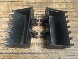 lego 2951 lot de 2 pièces Black Technic Digger Bucket 8 x 10
