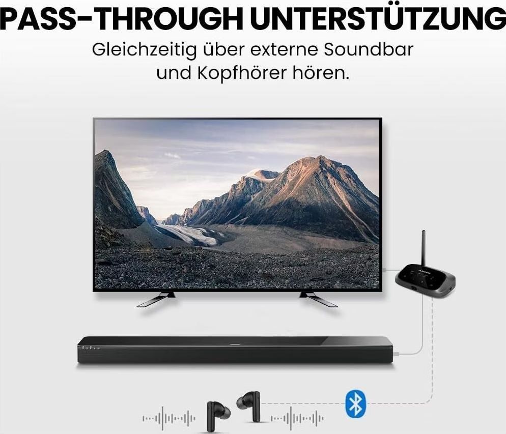Unità & Adattatore: Avantree Oasis+2 Bluetooth Transmitter – Nuovo e nell'imballaggio originale da Nesslau venduto da Pbon 1