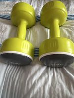 Hantel Set 2 Stück 3kg grün Kunststoff