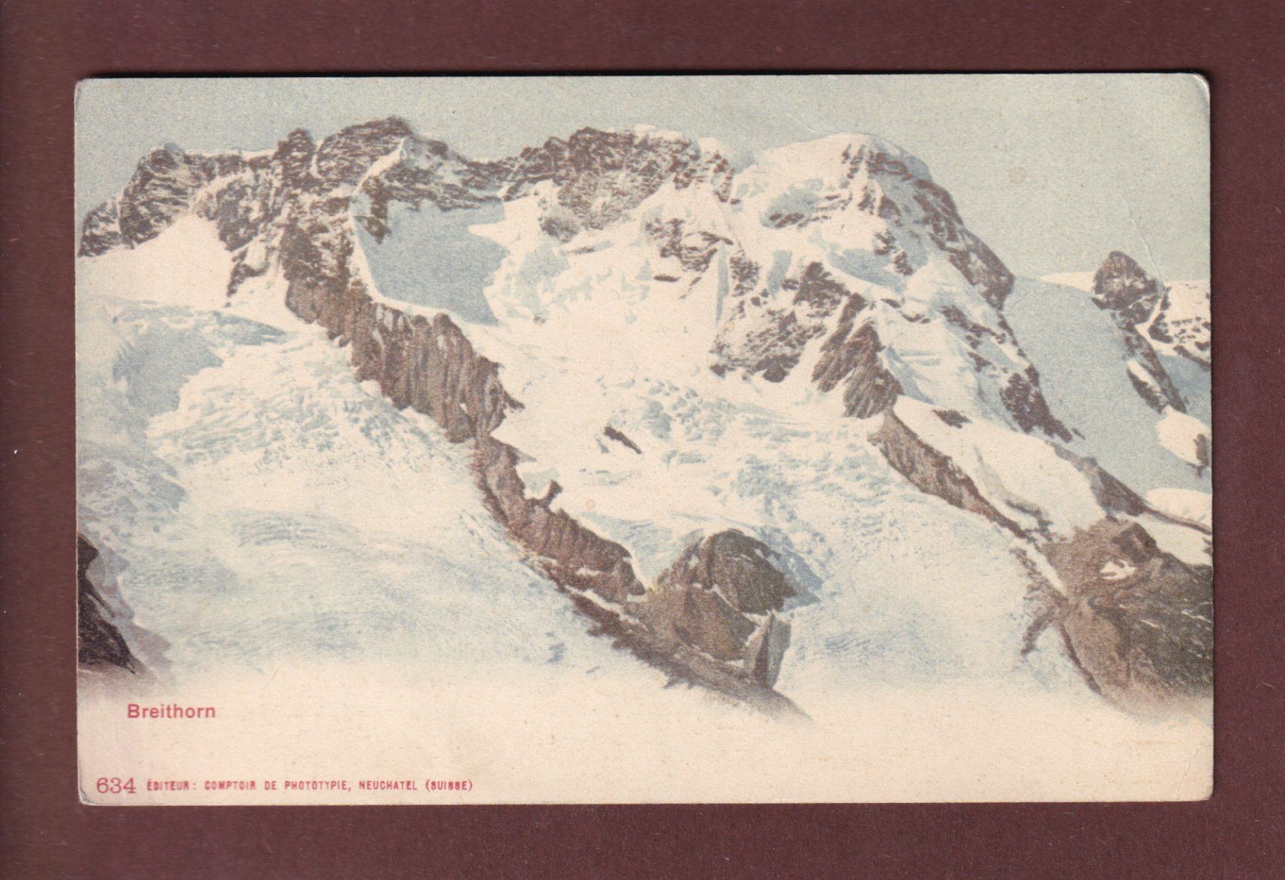 Ansichtskarten: BREITHORN - 1919 CPN – Gebraucht aus Pully von nicecards-shop