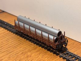 e1942 Top: Rungenwagen, beladen (Spur N)
