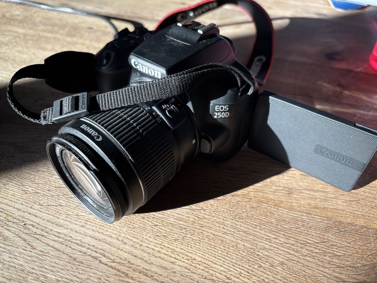 Canon Fotocamera: Canon EOS 250D mit Objektiv und Stativ – Nuovo (secondo la descrizione) da Dörflingen venduto da nei_9y9w 1
