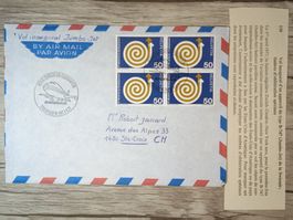 TR50 Enveloppe + Timbre Suisse 1971