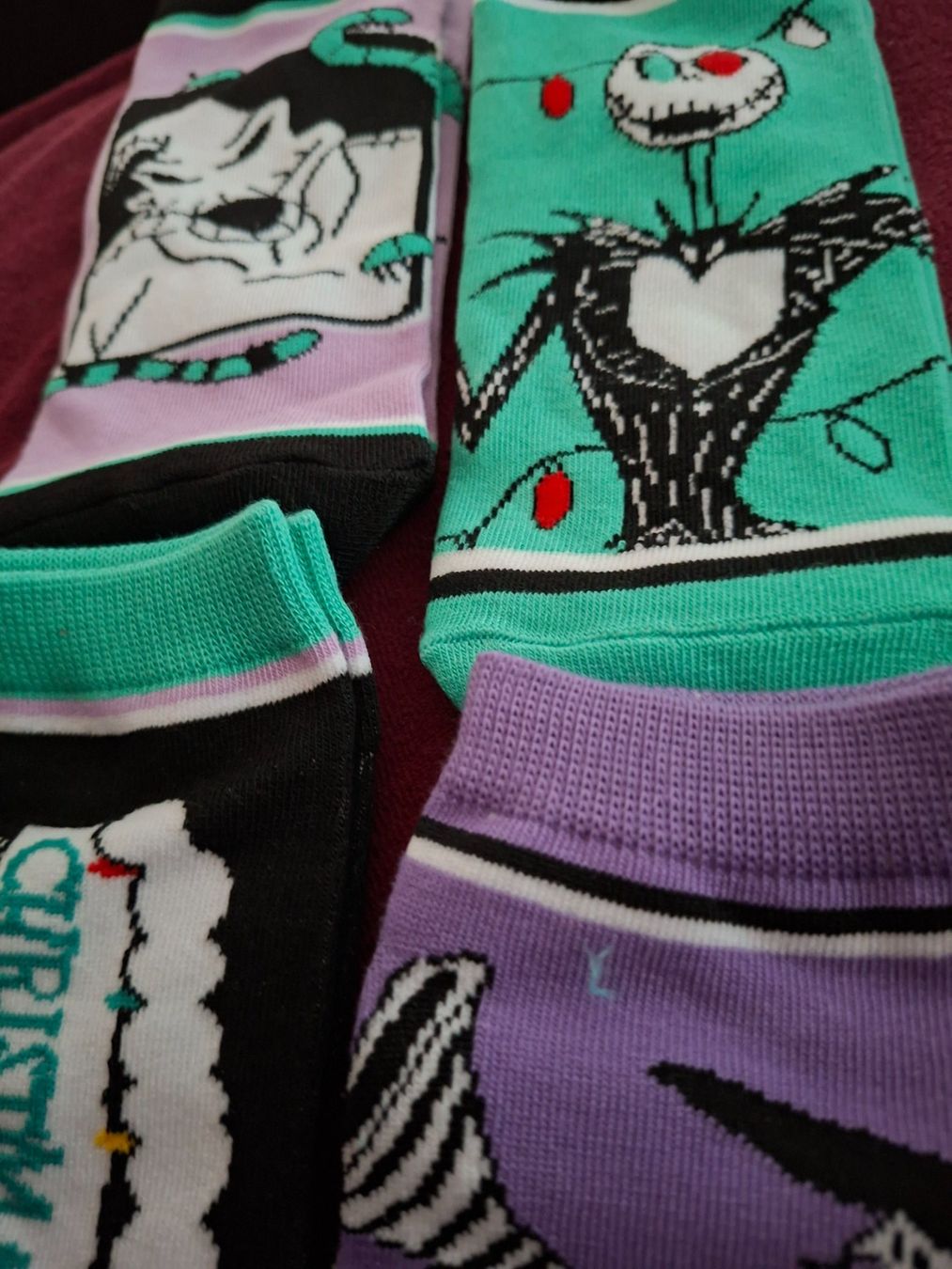 Socken: 4 Paar Socken: Nightmare before Christmas – Neu und originalverpackt aus Baden von rocket85 1
