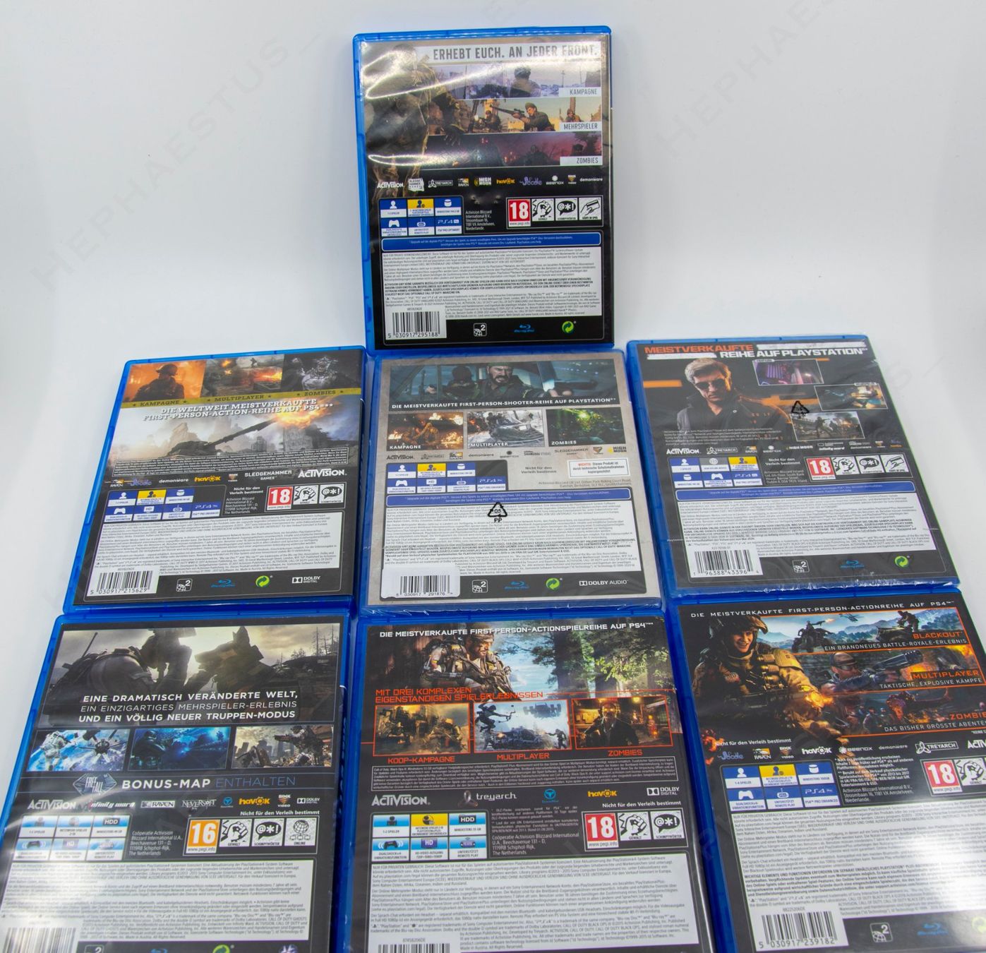 7x PS4 - Call of Duty Black Ops 6, 4, III, Cold War Bundle (Gebraucht ...
