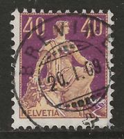 1908 : Nr. 107, Urtyp , Vollstempel Brevine : KP 120.--