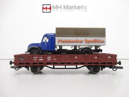Roco 56023 Rungenwagen mit LkW "Plainbacher" DB DC GS H0