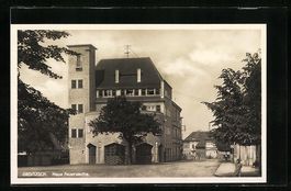 Groitzsch, Neue Feuerwehrwache von der S