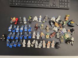 86 Lego Star Wars Figuren z.T. selten 