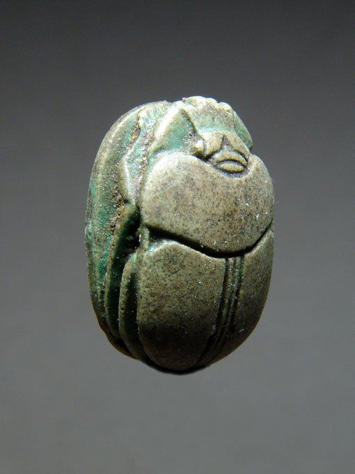 Minerali & Pietre curative: Ägyptischer Skarabäus mit Hieroglyphen – Usato da Stäfa venduto da deebeecee 3