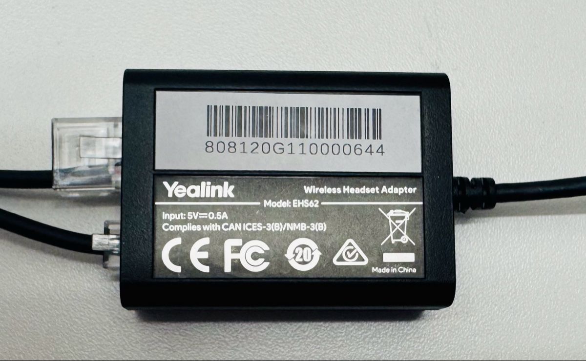 Mitel Telefoni: 3x Yealink EHS62 Wireless Headset Adapter - Für Mitel – Usato da Hünenberg venduto da Robe0