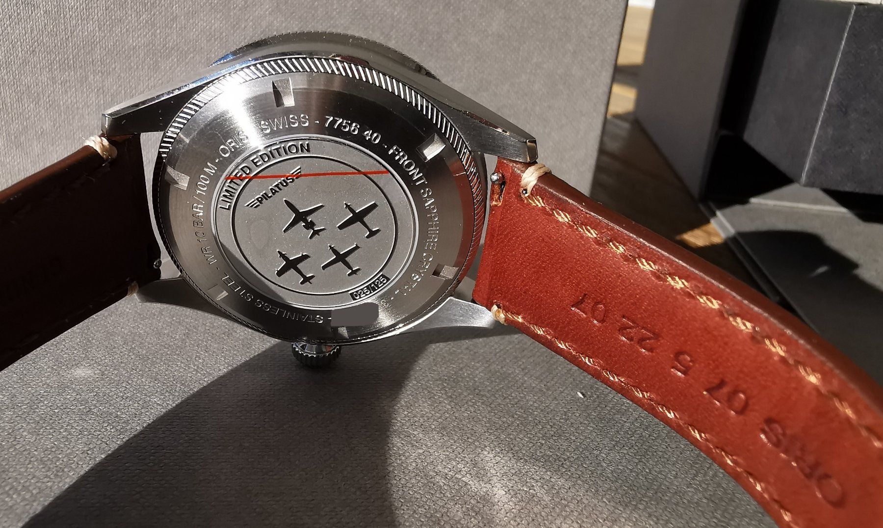Oris Orologi: Oris Pilatus Big Crown 44 mm ProPilot Timer GMT, blaues Ziff – Nuovo e nell'imballaggio originale da Emmenbrücke venduto da tms1122 7