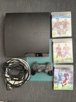 Sony PlayStation 3 Slim 160 GB + Controller + 3× FIFA