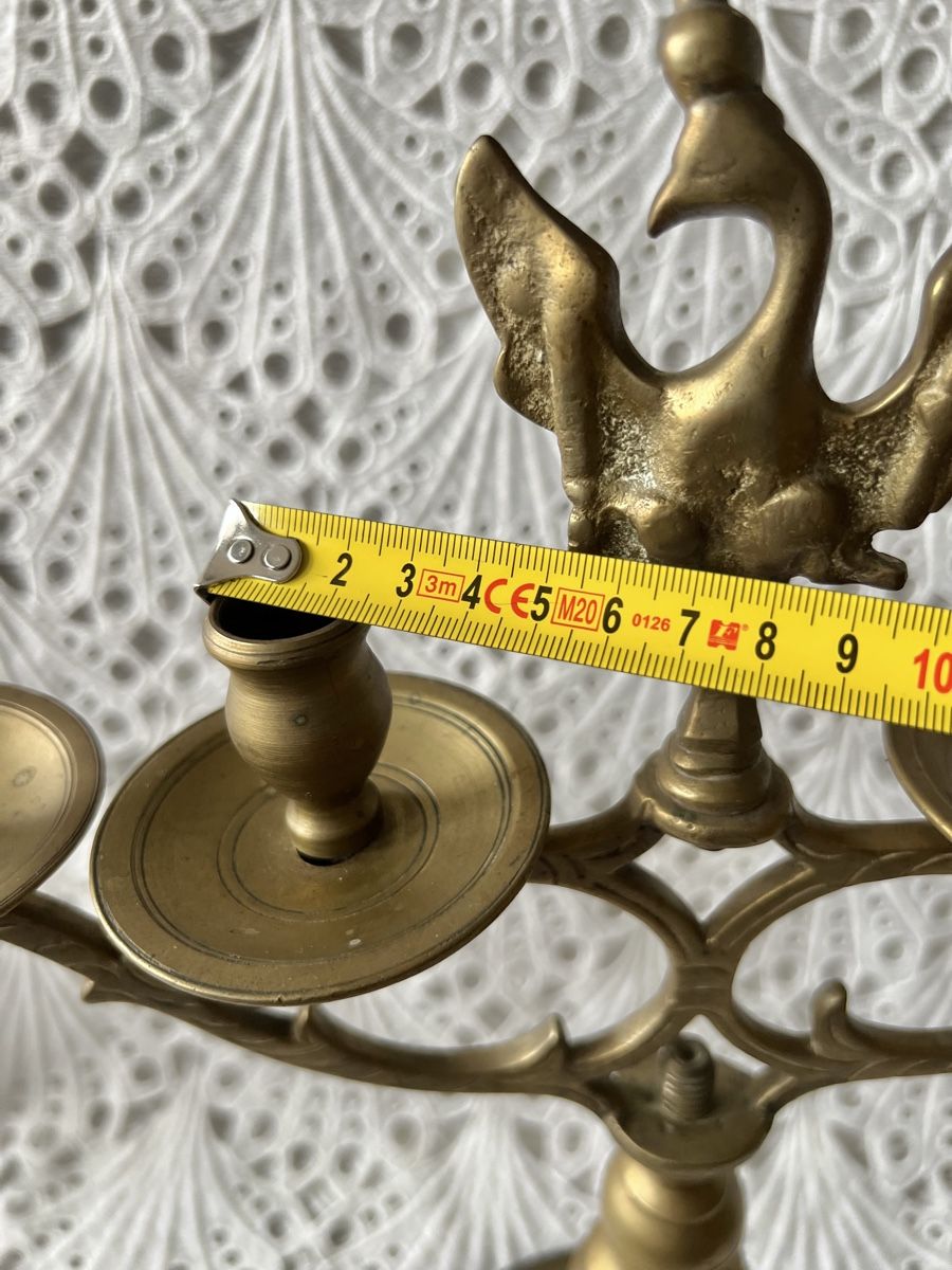 Kerzenständer: Alter grosser  Messing Kerzenständer 45cm 3200 Gram – Gebraucht aus Frenkendorf von Only1 6