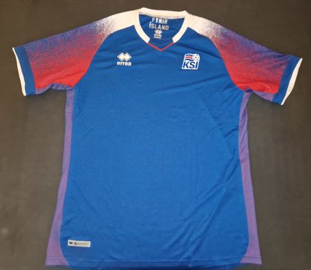 Trikot Island Errea 3XL blau 2018/2019