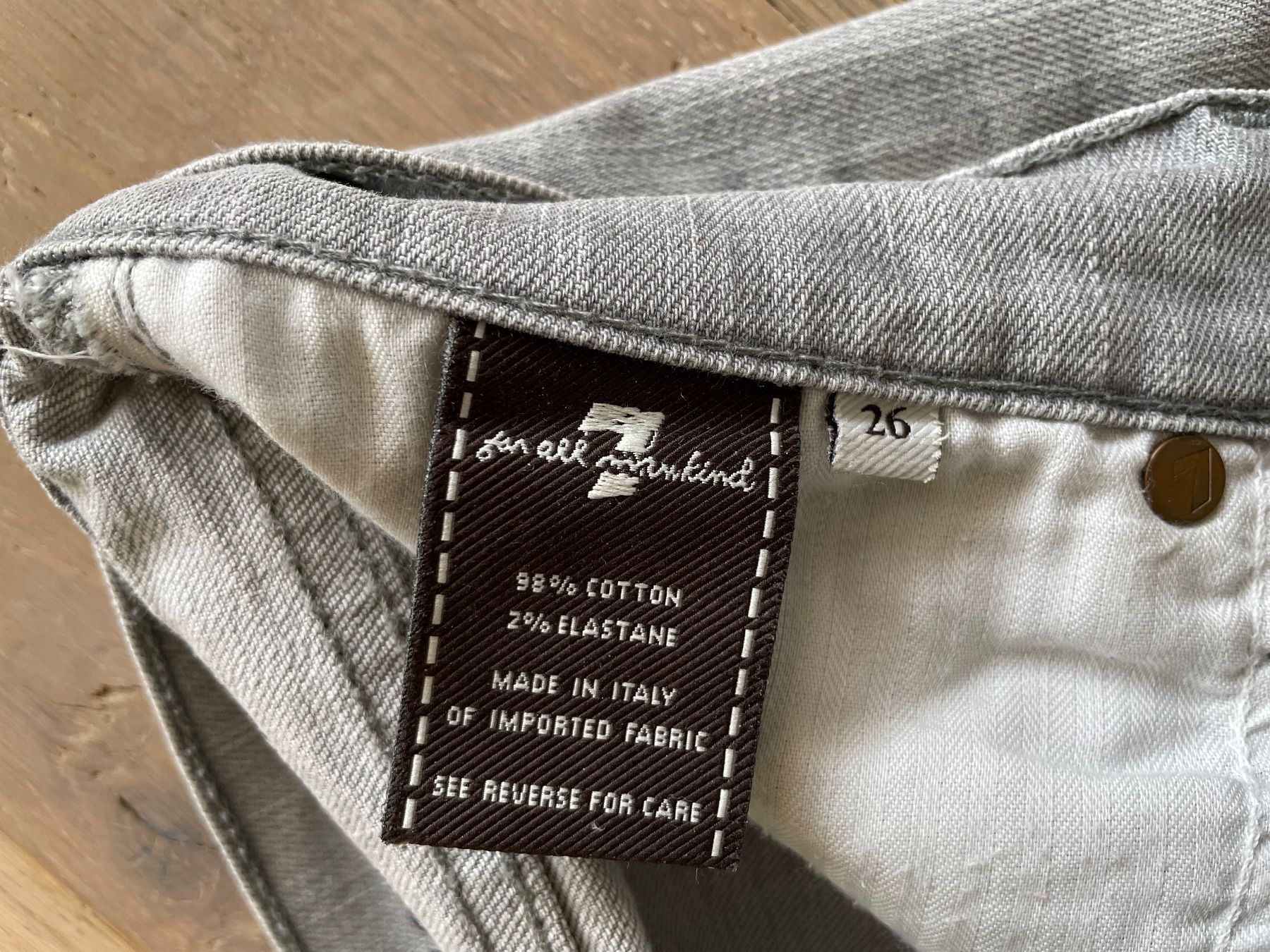 Mankind Jeans: Jeans gris clair 7 All for Mankind T26 – Neu (gemäss Beschreibung) aus Baar von kclausse 2