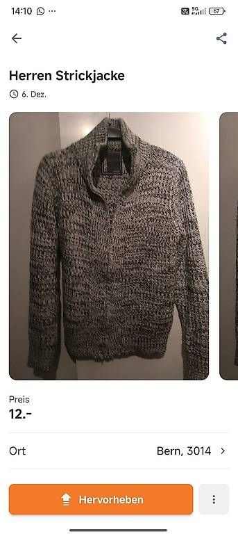 Jacken: Herren Strickjacke – Gebraucht aus Bern von Smash428 2