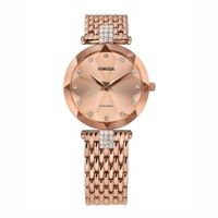🇨🇭 Damenuhr ®JOWISSA Roségold Strass 30mm 5ATM NEU