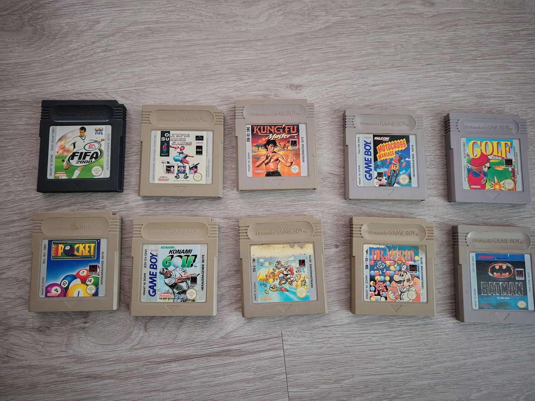 Giochi: 22 Spiele Nintendo Game Boy Set – Usato da Schachen LU venduto da retrogamer