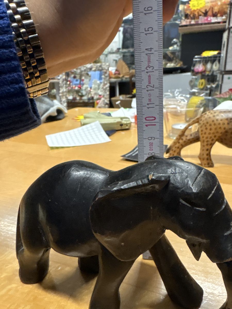 Figuren: Schöner Deko Elefant aus Holz 9cm – Gebraucht aus Rorschach von TrendyDeals 3