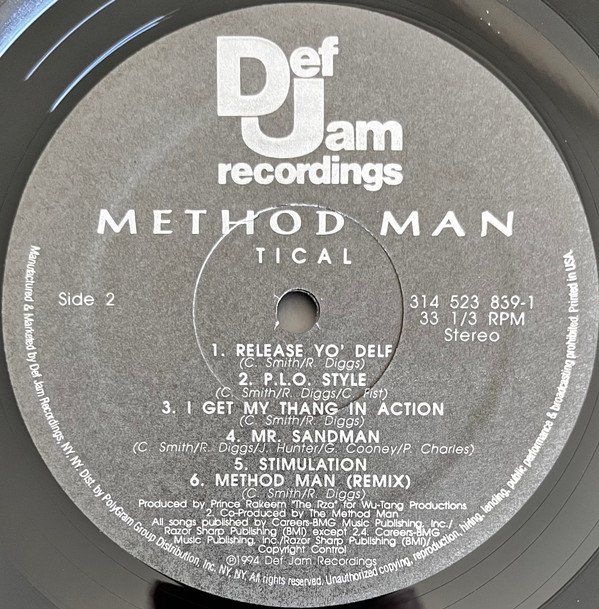 Schallplatten: Method Man ‎– Tical (LP) – Gebraucht aus Genève von yoww123 3