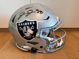 Authentischer Riddell SpeedFlex NFL Helm - signiert Raiders