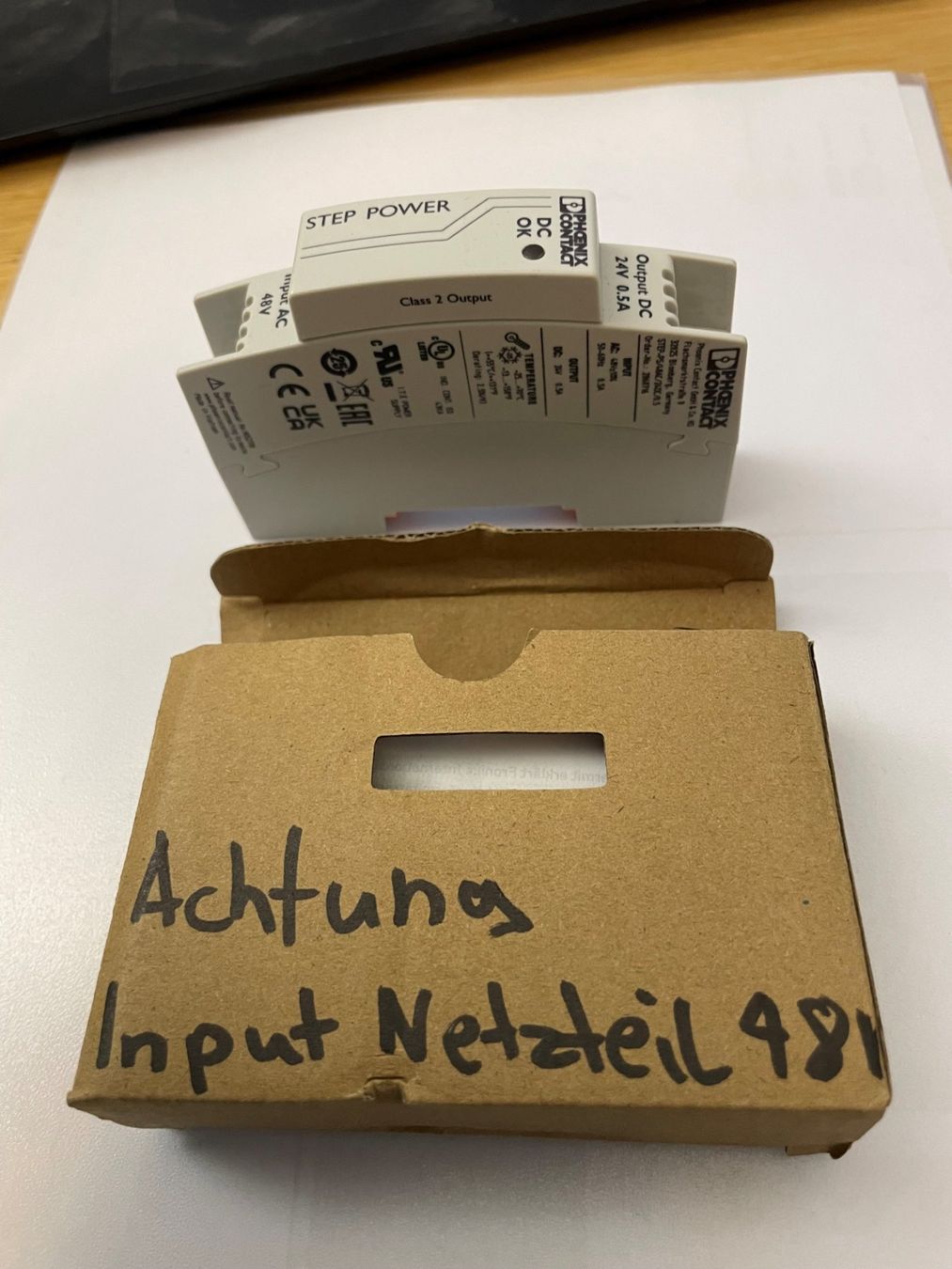 Phoenix Contact Componenti elettronici: Phoenix / Power Supply / Netzteil / 48VAC - 24VDC / 12W – Nuovo e nell'imballaggio originale da Wiesendangen venduto da Turib 4