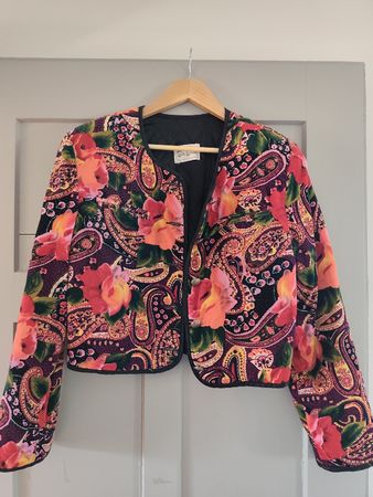 Damen Jacke Betty Barclay Blumenmuster Grösse 38/40