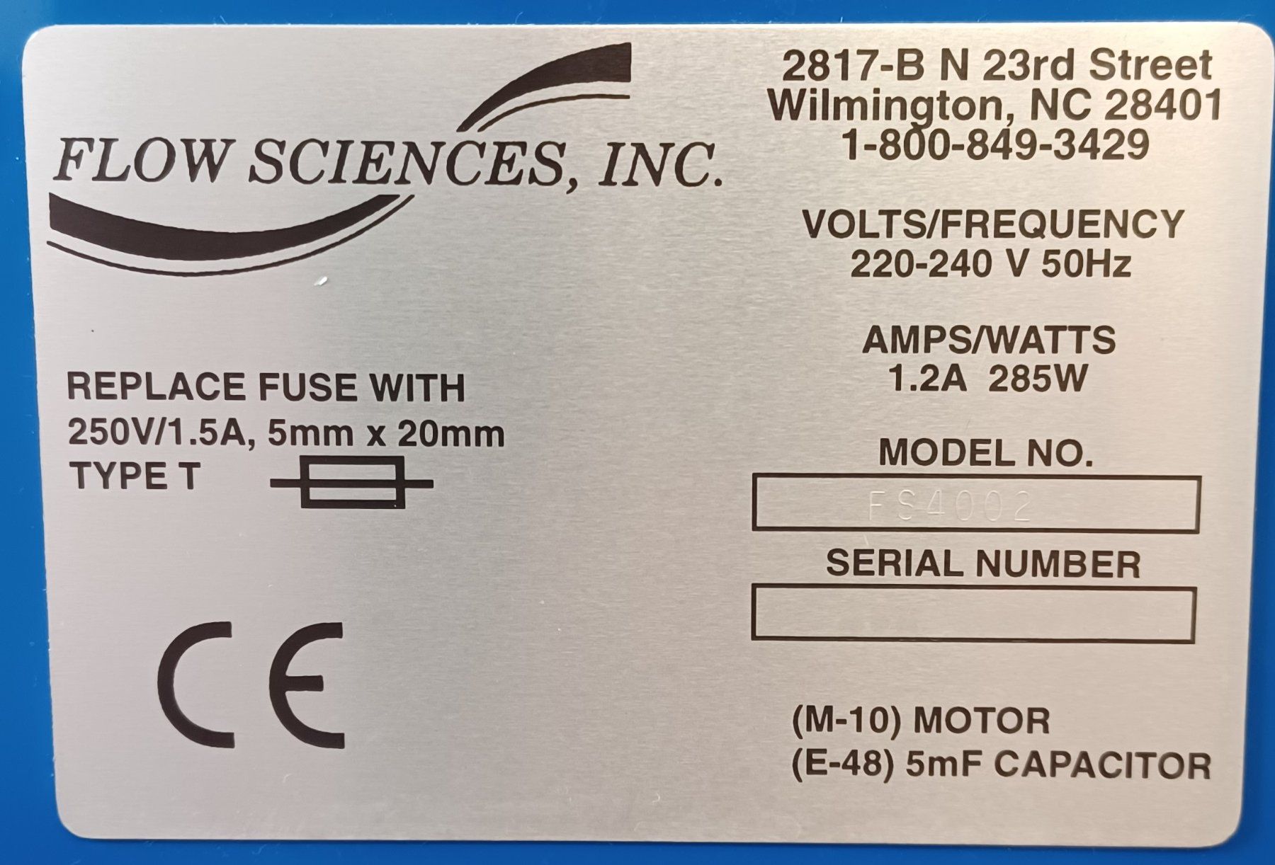 Accessori da laboratorio: Flow Sciences FS4002 Fan Filter Unit – Usato da Niederdorf venduto da LeptonAG_Labor 6