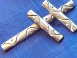 Vintage Sterling/Perlmutt Set DEVINE ZURICH Brosche&Ohrclips