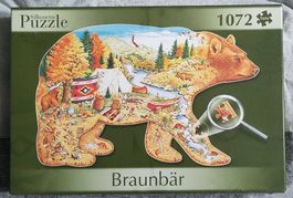 "Braunbär", Silhouette Puzzle von Weltbild, 1072 Teile