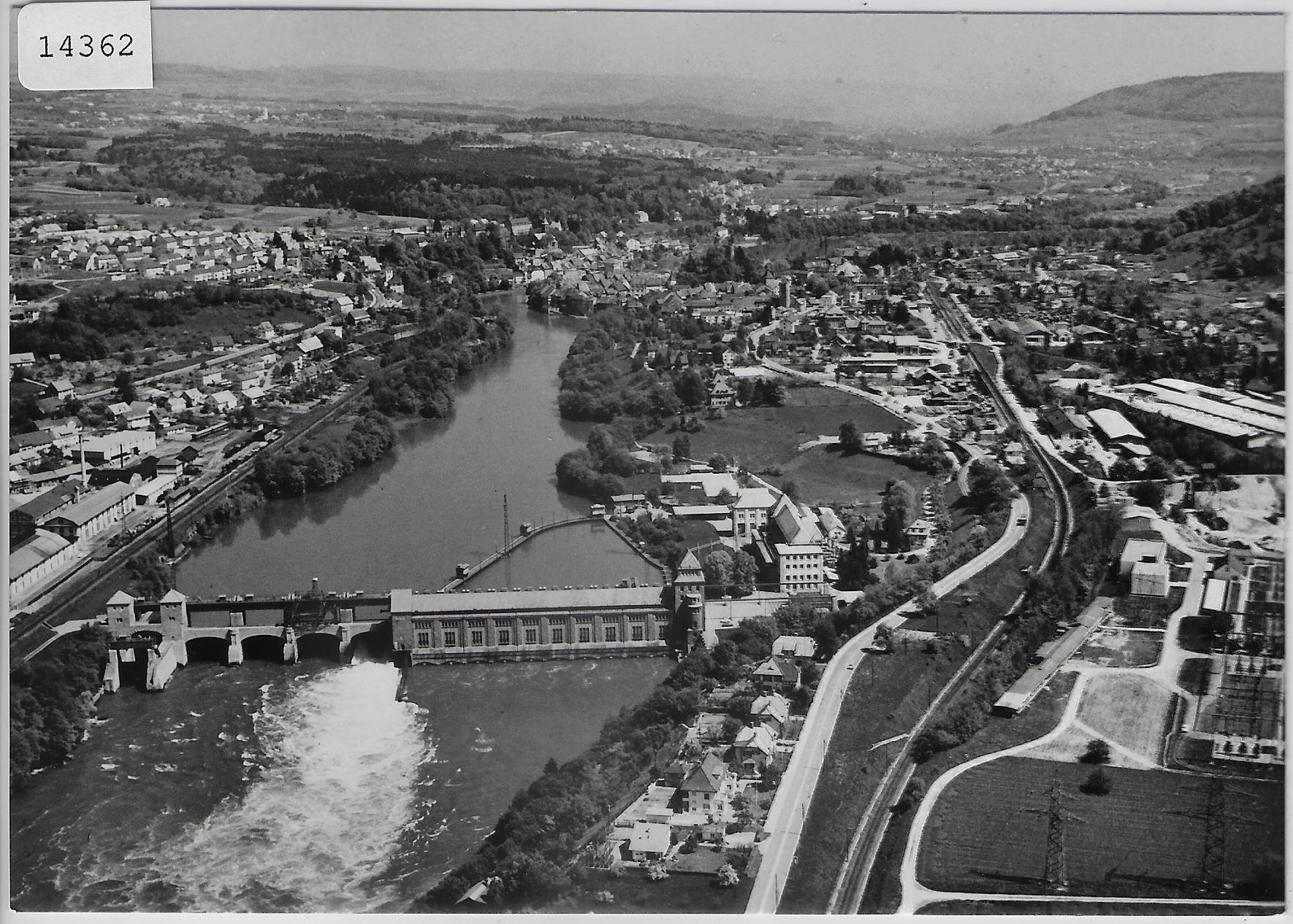 Cartoline postali: Flugaufnahme Laufenburg AG – Antico da Ettingen venduto da Kartenplanet