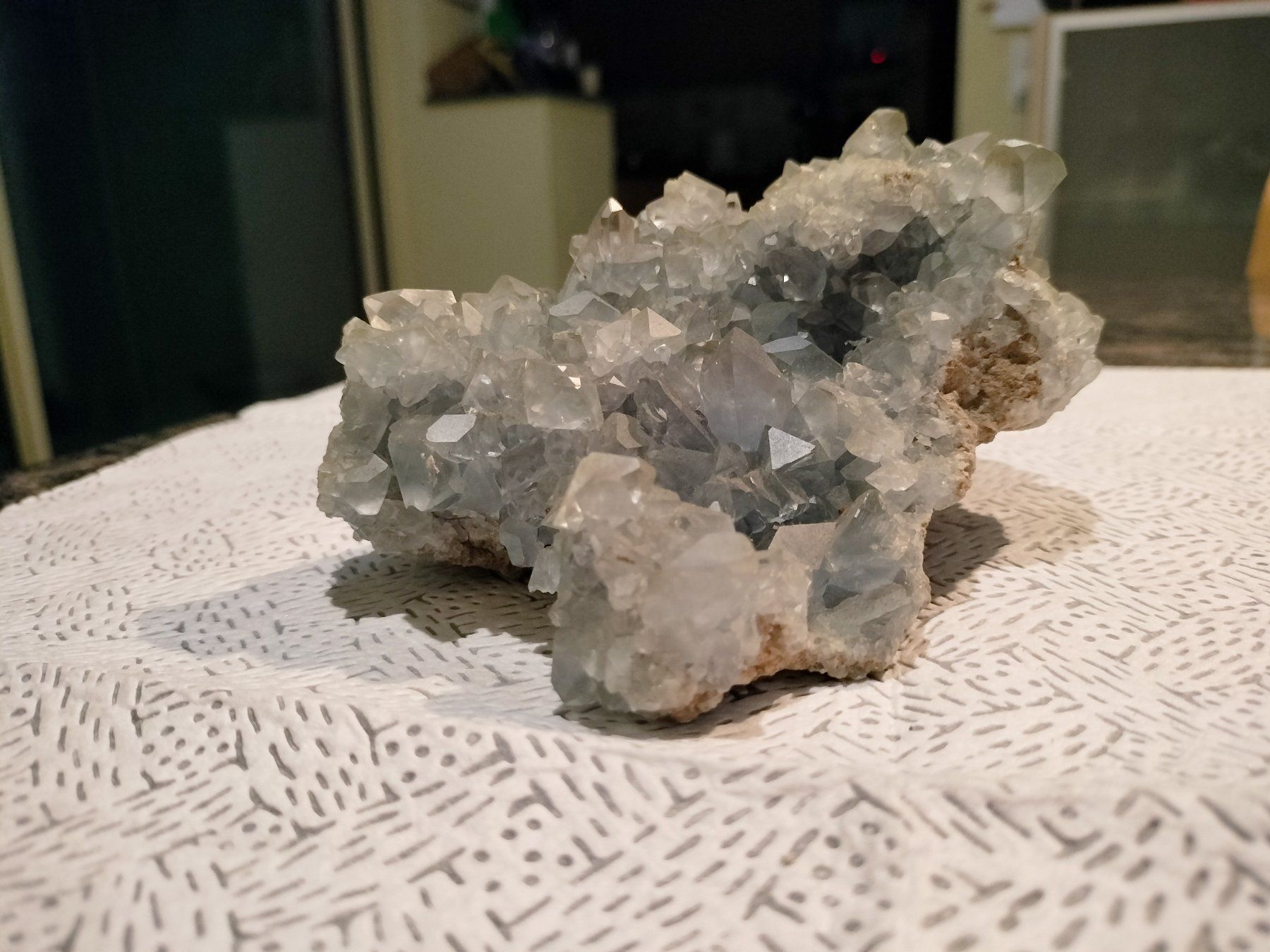 Mineralien & Heilsteine: Célestite ( ou Célestine )1110 grammes grammes – Gebraucht aus Cortaillod von rozinna 1