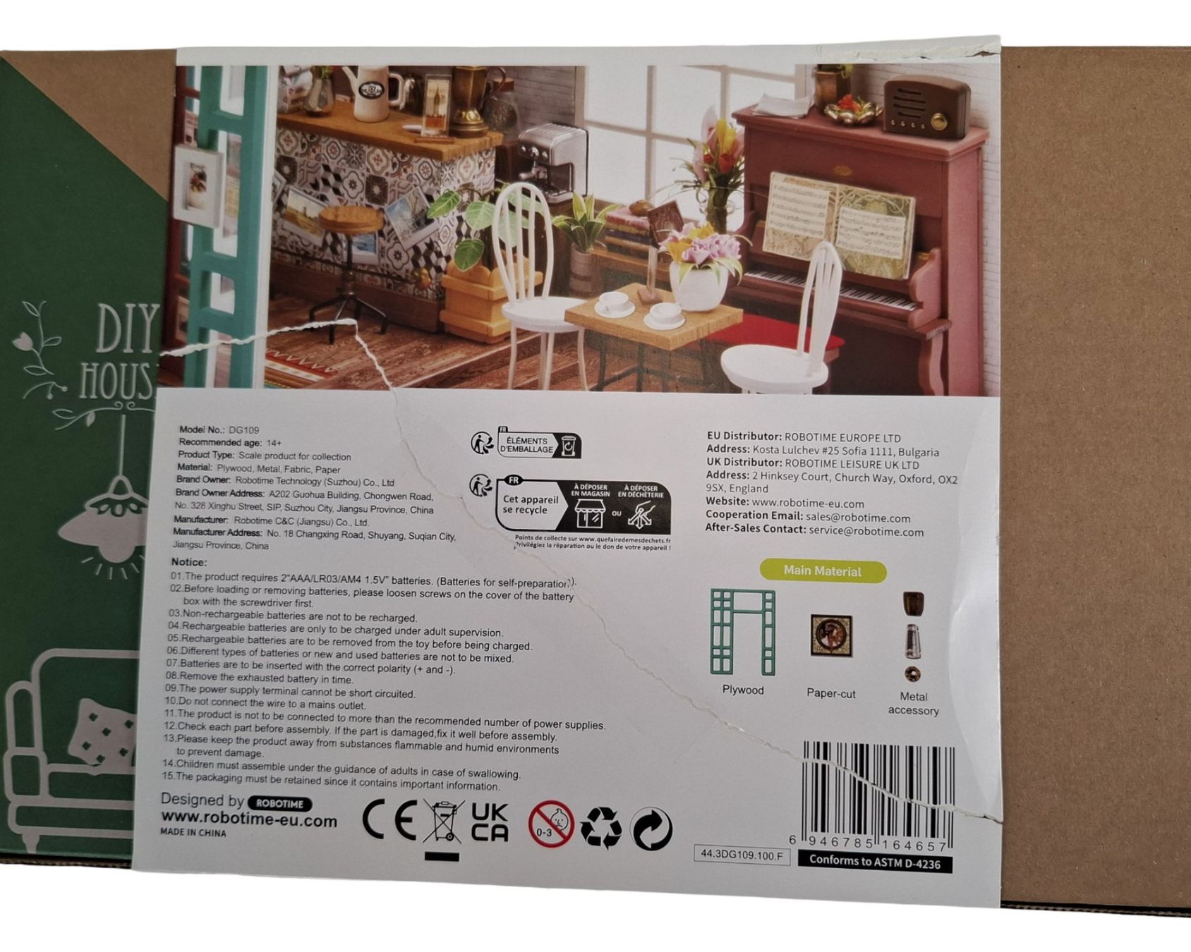 Kit bricolage: ROBOTIME ROLIFE Simon's Coffee DIY – Nuovo (secondo la descrizione) da Wil SG venduto da Restwert_Wil 3