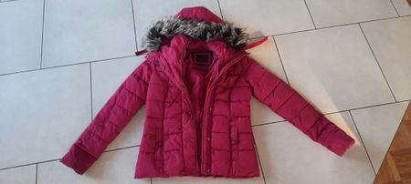 schöne pinke Winterjacke Gr 34