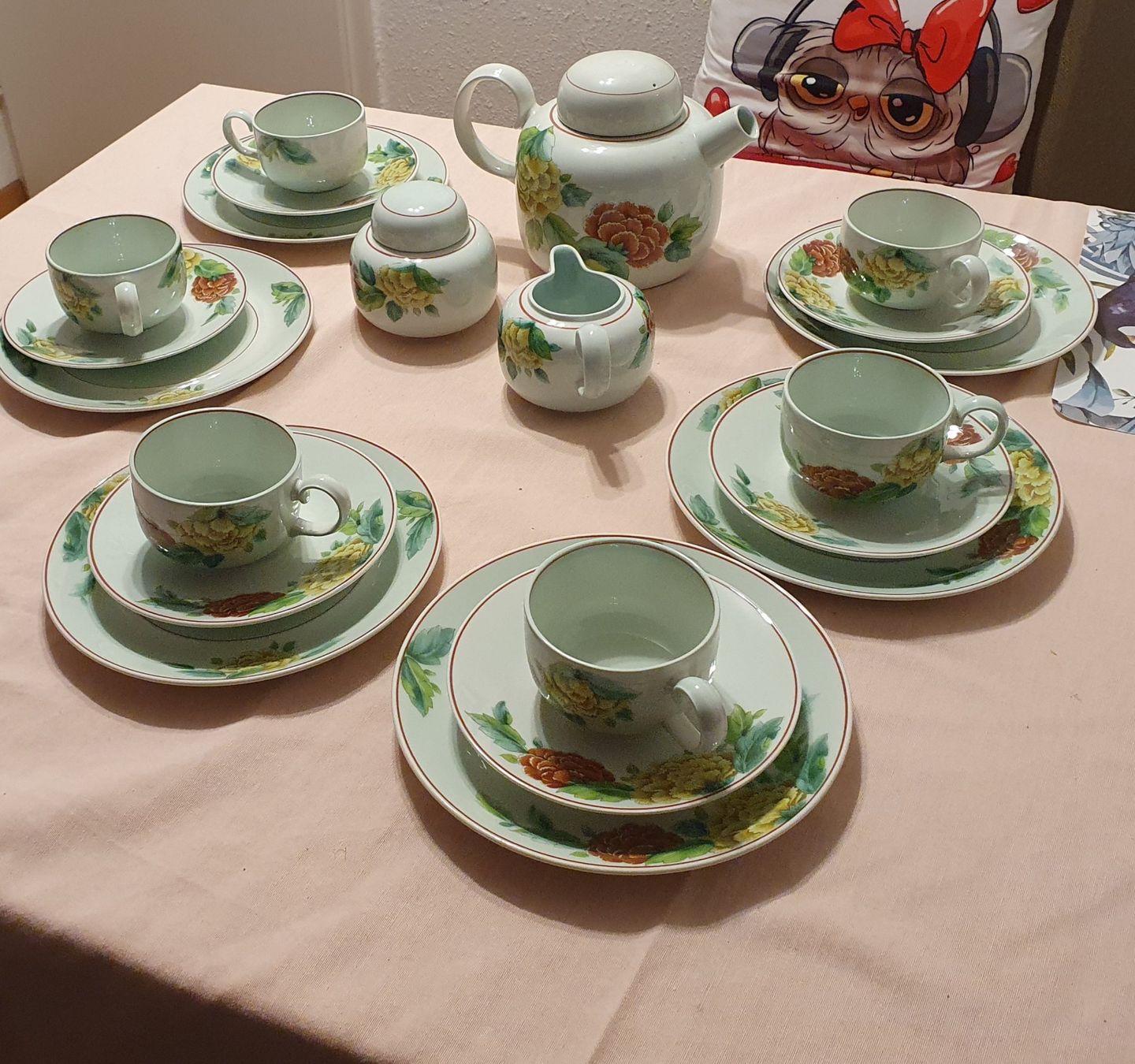 Villeroy & Boch Set di piatti: Villroye Boch Service "T chou " selten – Usato da Klingnau venduto da Fee1960