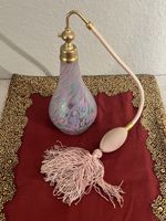Ancien Flacon à Parfum Vaporisateur Art Déco Verre Soufflé