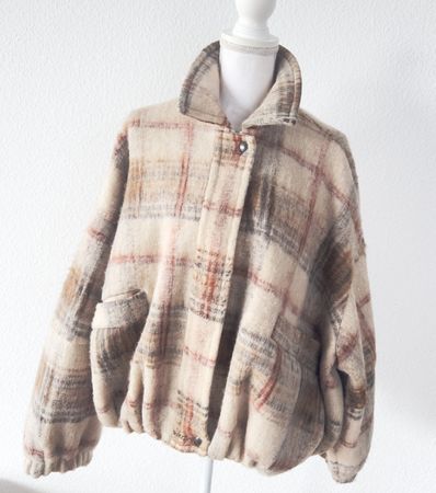 SensUniq Jacke, Onesize, beige/bordeaux, NEU!