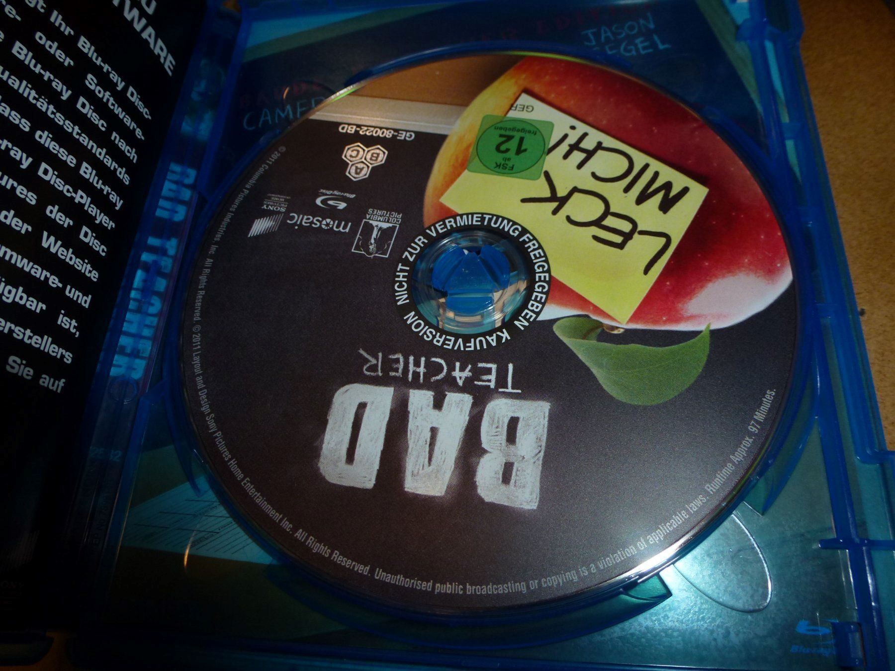 Tutti i DVDs: Bad Teacher BLU-RAY – Usato da Olten venduto da Disc-Verkauf 1