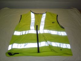 Leuchtweste , Warnweste , robust , zB für Waldarbeit