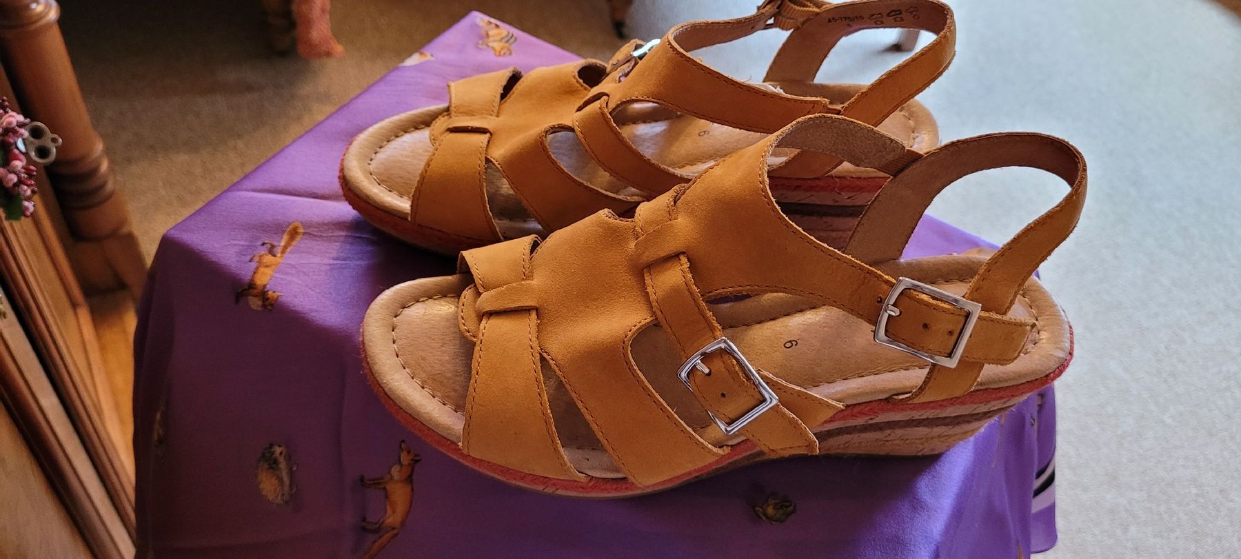 Gabor Damenschuhe: Gabor Wildleder Sandaletten Gr.39 – Gebraucht aus Winterthur von Wohnhaus 6